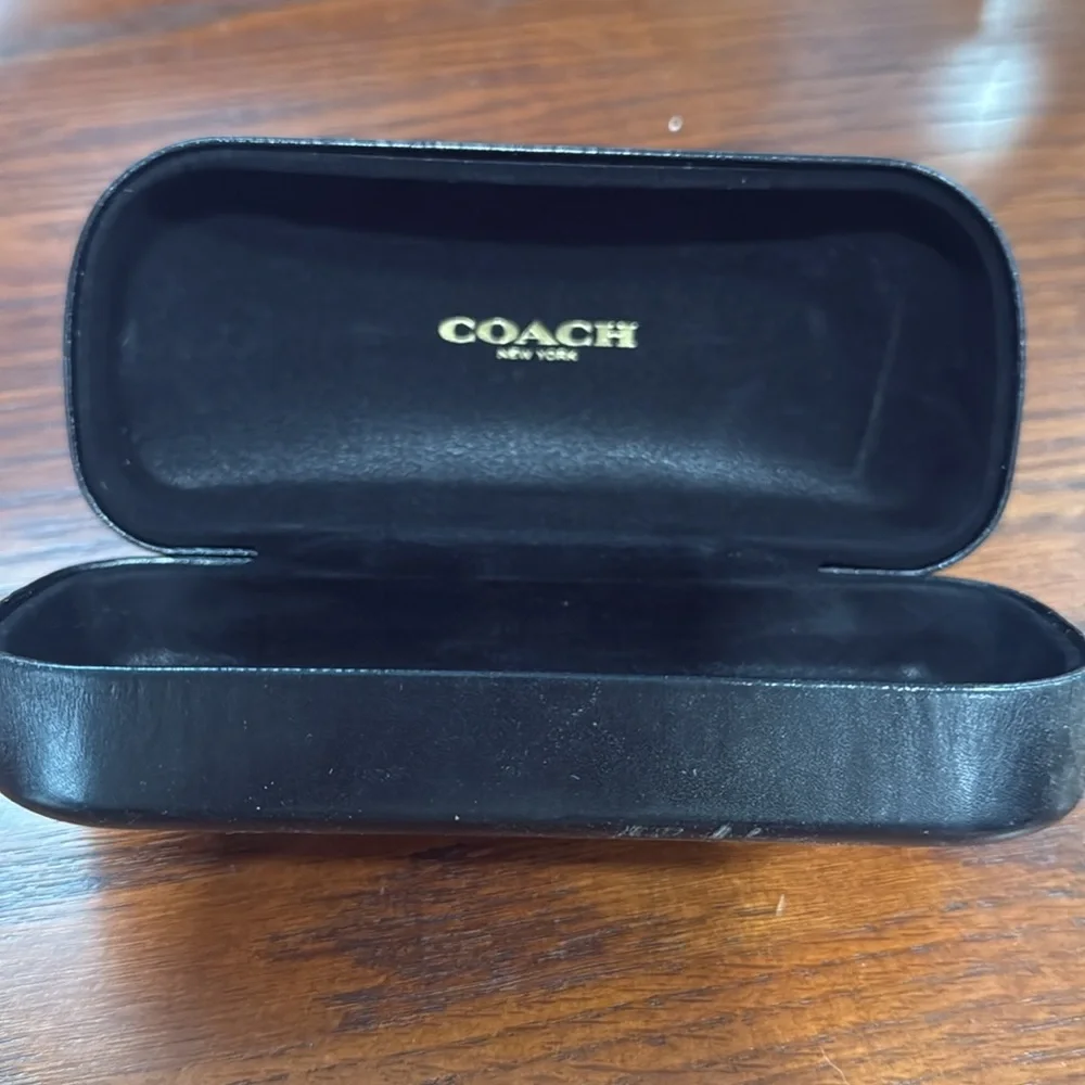 Coach hard sunglass case